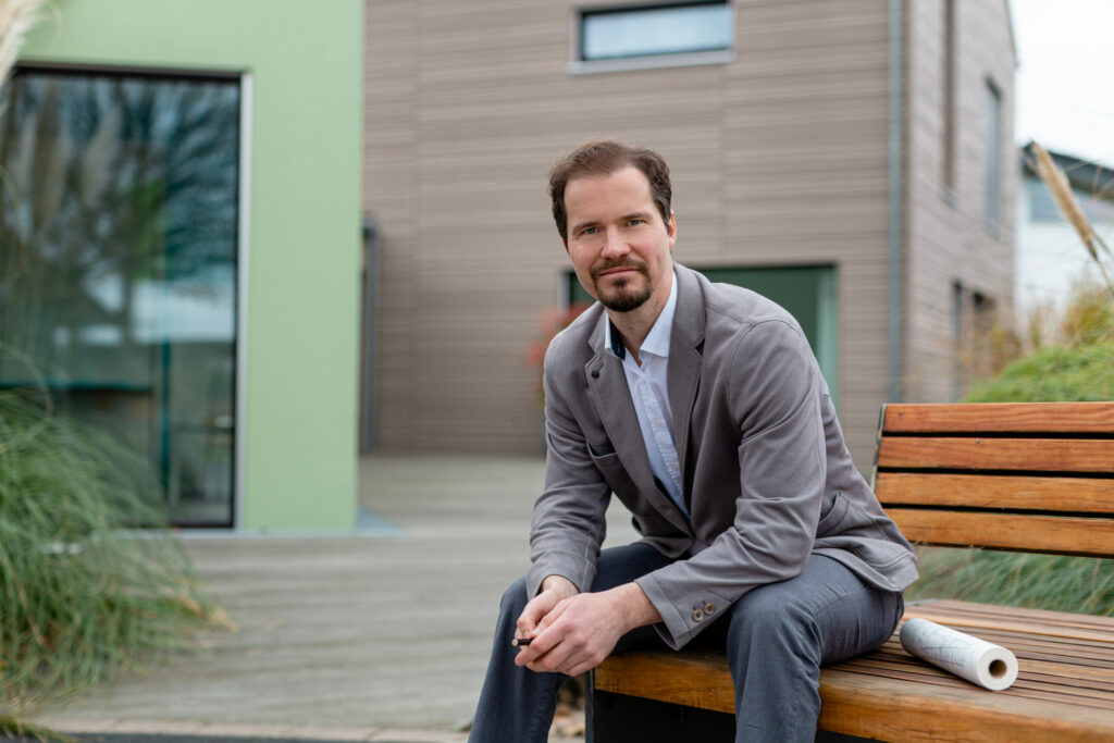 Architekt Christian Engel im persönlichen Gespräch